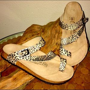 BIRKENSTOCK Birki’s FUJI SANDAL 38 Leopard NWOT
